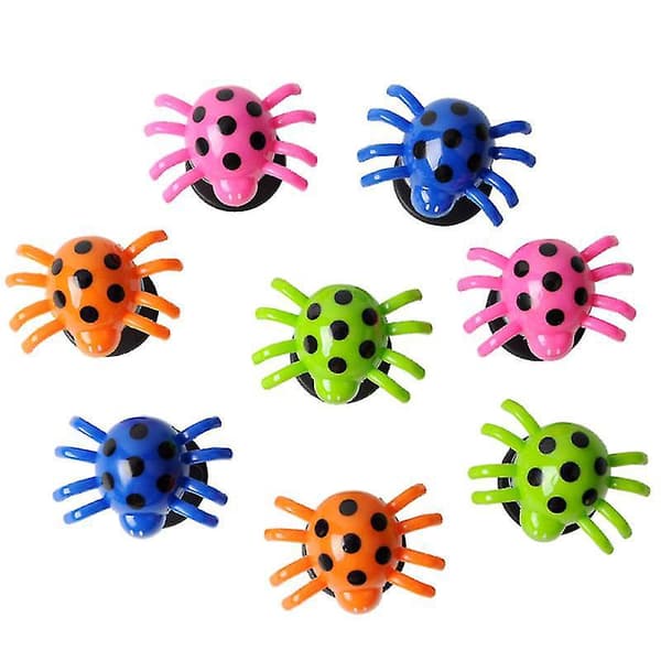 10 stk. hoppende edderkoppfigurer
