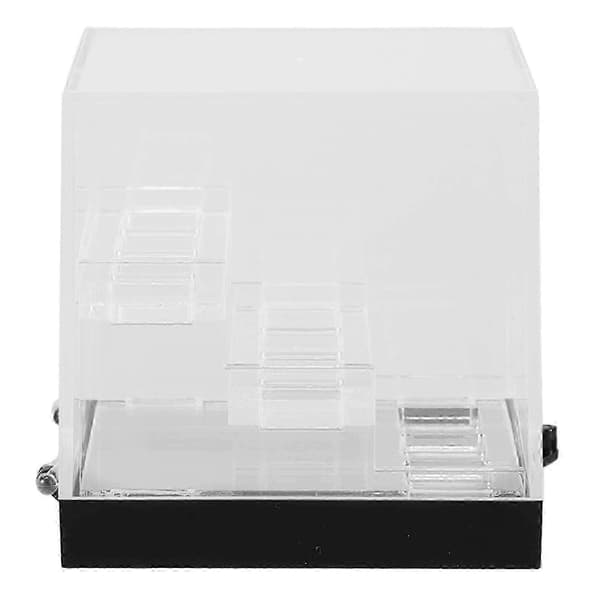Acrylic Display Case Small Gemstone Organizer Three-Layer Design For Collectors Clear Acrylic Box 1Set