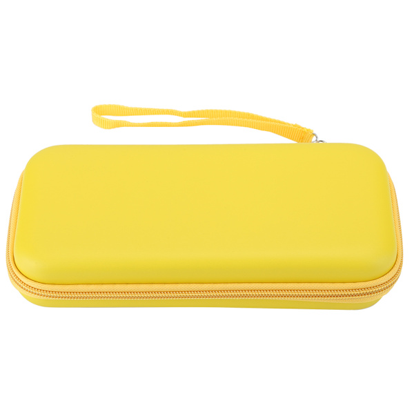 Bärbar förvaringsväska Mini Carry EVA Skyddande fodral för Nintendo Switch Lite Spelkonsol Gul