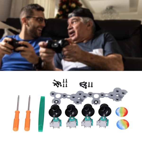 QM21070941 Joystick udskiftningssæt Silikon 3D Analog Gamepad Thumbstick Reparationssæt til Xbox One