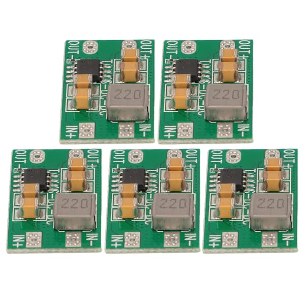 5 stk. DC Buck Converter Modul 12V til 24V til 9V 2A Høy Effektivitet 92% for Datamaskin