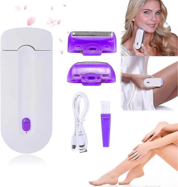 Silkeblød Hårfjerner, Silkeblød Hårfjerner Smertefri Genopladelig Epilator til Enhver Del af Kroppen For EU