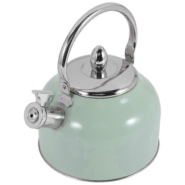 2,5L fløjtekedel til gaskomfur, alle kogeplader, rustfrit stål kaffe tekedel, gas tekande