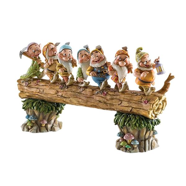 1 stk/Harpiks Sju Dverger Tre Nisse Hagedekorasjon Hage Harpiks Nisse