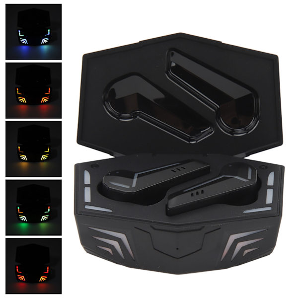 RGB Gaming Trådlösa Hörlurar Bluetooth 5.3 Stabil Låg Latens Spelhörlurar för Android för IOS för Windows