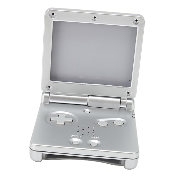 Spelkonsolskal för GBA SP Ersättning Fullt Skalhus med Knappar för Gameboy Advance SP Silver