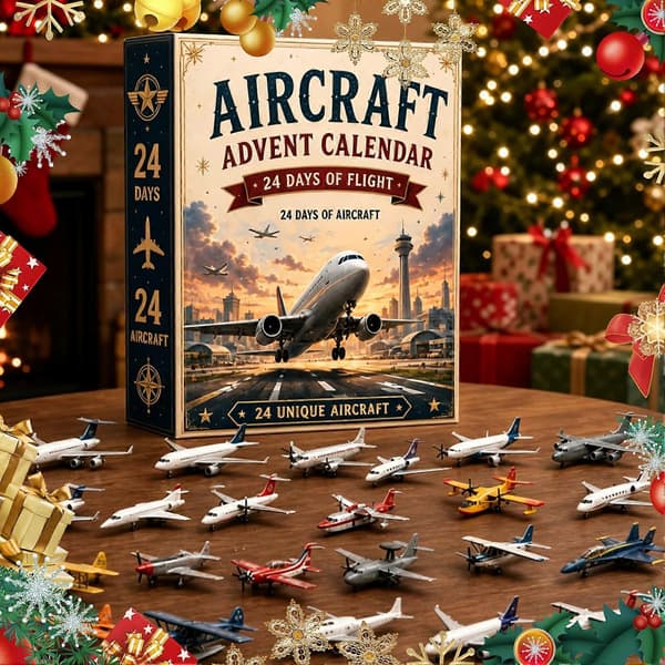 Fly Adventskalender 2026, 24 dages jule-nedtælling med 24 flymodeller E