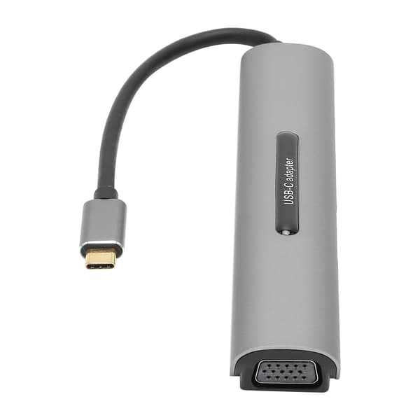 9 i 1 USB C Dockingstasjon med HDMI VGA USB 3.0 PD Ladeadapter