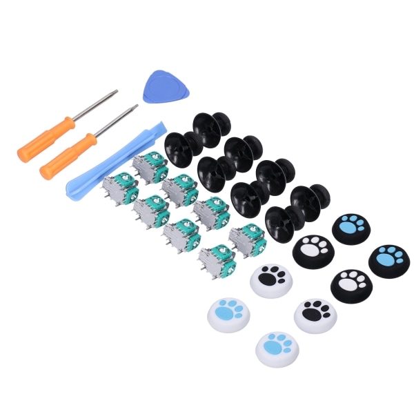 Analog Joystick Kit Komfortabel Holdbar Nem at Installere Controller Reservedele til Xbox OneQM21070991 (Kattepoter)