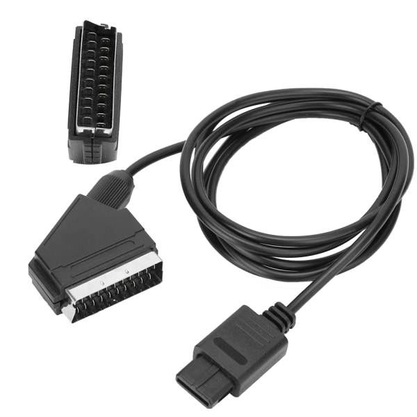 3 kpl Professional 1,8 M RGB Scart Wire -pelikoneen liitäntäkaapeli TV:lle NGC/N64/SNES