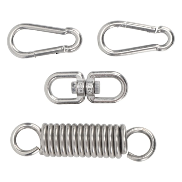 304 Rustfrit Stål Heavy-Duty 200kg Belastning 360° Rotation Fjeder til Punching Bag, Gyngestol - Hjem, Camping