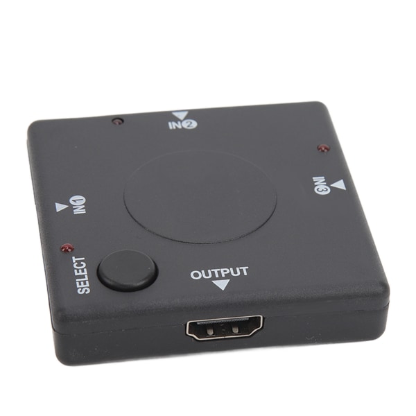 3 in 1 Out Switcher 1080P HD Multimedia Interface Splitter Adapter Video Converter til bærbar computer- W