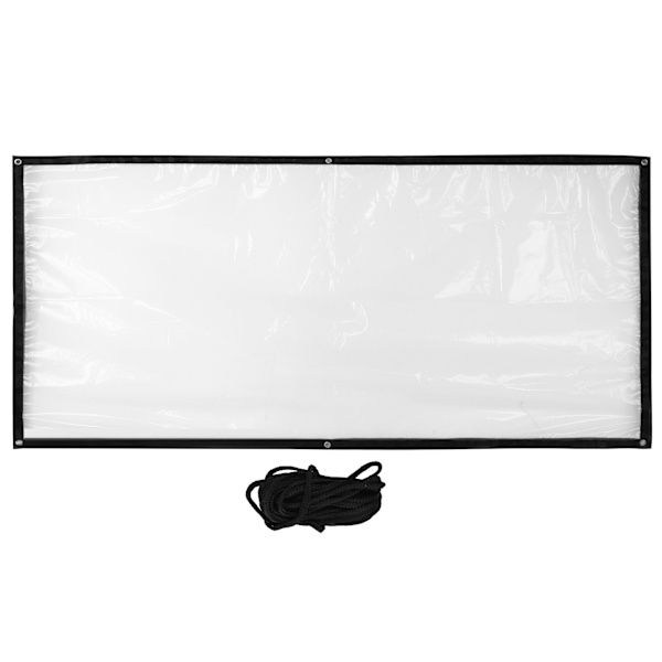 1mx2m Regnseil Transparent Dekk Solseil Hage Bonsai Sukkulenter Planter Dekk Ly