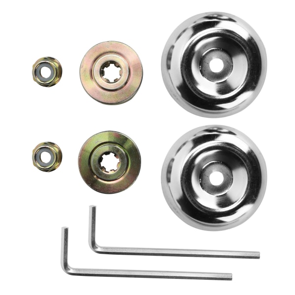 2-pack Växellåda Tryckplatta Packning Kragemutter Kit Gräsmatta Gräsklippare Borste Klippar Tillbehör
