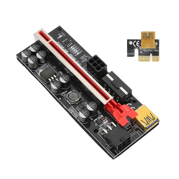 PCIe Riser -kortti 1x - 16x suojattu sovitin vakaa yhteys Windows Linuxille