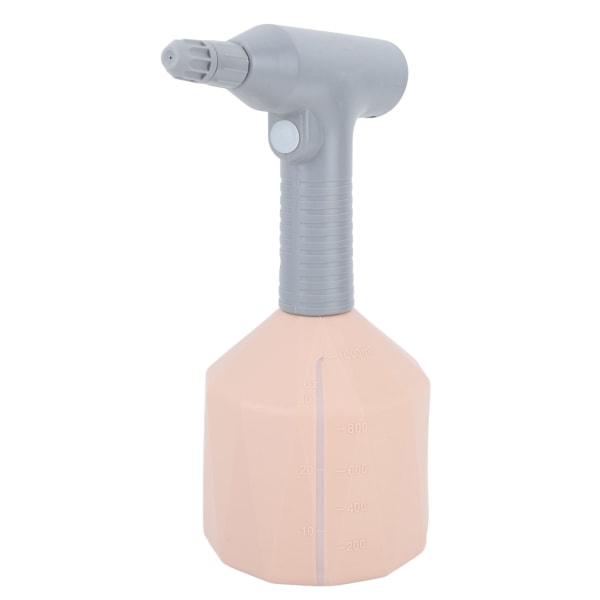 Håndholdt elektrisk vannkanne (universell hode + sugerør) rosa