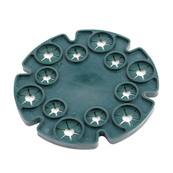 (6 stk A1/skive (diameter 13,5 cm, passer til 8 mm/11 mm rør)) Hagepilar klatre rammeholder materiale: PE plast