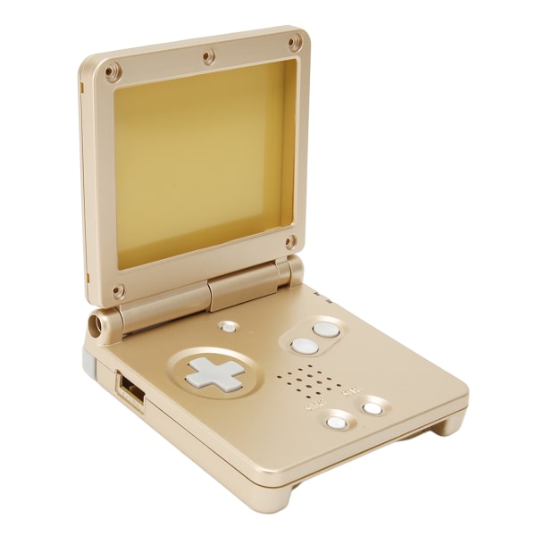 Spillkonsoll Shell for GBA SP Erstatningshele deler Hus Shell Case med knapper for Gameboy Advance SP Gold