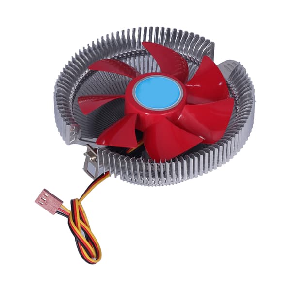 CPU Køler Ren Aluminium Støjsvag Køleventilator til Kontorcomputer Varmeafledning