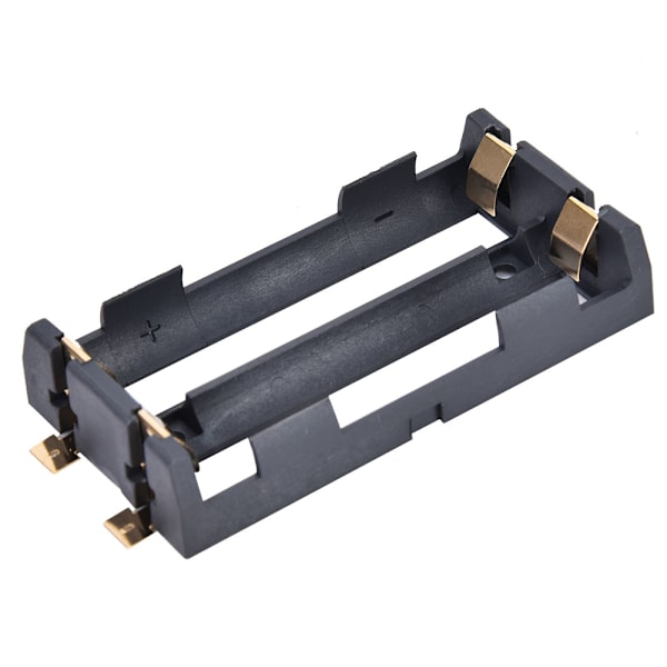2-pakks batteriholderboks for SMD 18650 - DIY oppbevaringsboks for lading av strømforsyning