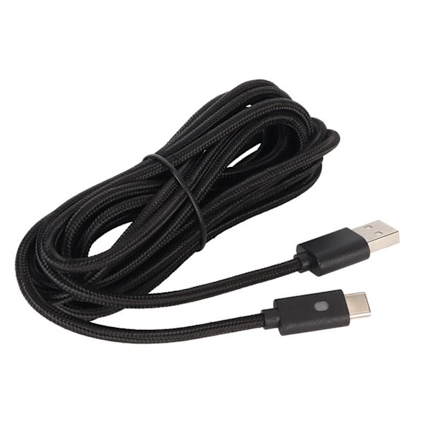 Xbox Series -latauskaapeli, nylonpunos, nopea lataus, USB Type C -laturijohto LED-ilmaisimella PS5:lle 9,8 jalkaa