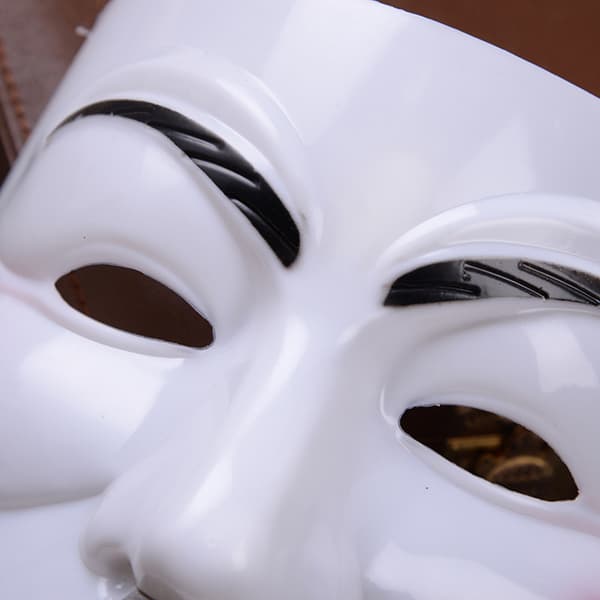 Vendetta Horror Maske Halloween Kostume Tilbehør til Voksne