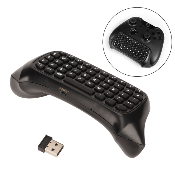 Trådlöst tangentbord för spelkontroll 2.4G Bärbar Mini Chatpad-tangentbord för Xbox One