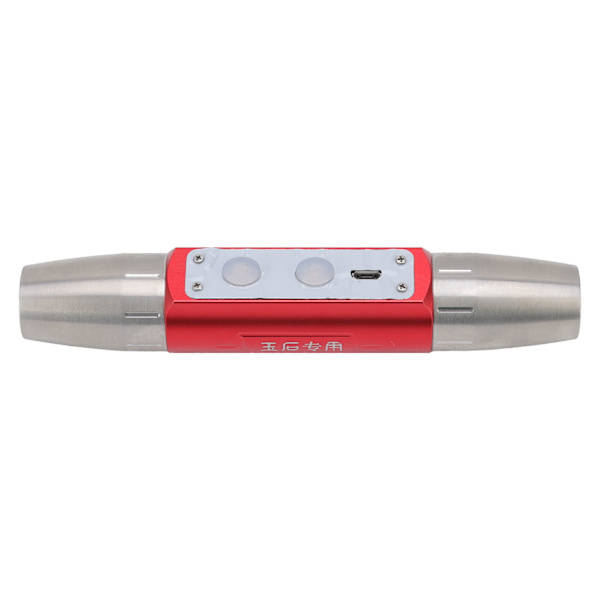 USB-oppladbart edelstenslys med 4 moduser - Slitesterkt metall 2600mAh batteri for smykker og jadevurdering