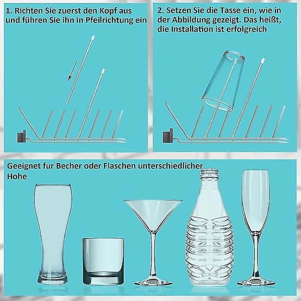 Diskmaskin Flaskhållare, Soda Stream Flaskhållare Ställ Insats För Alla Flaskor Och Glas, för Al