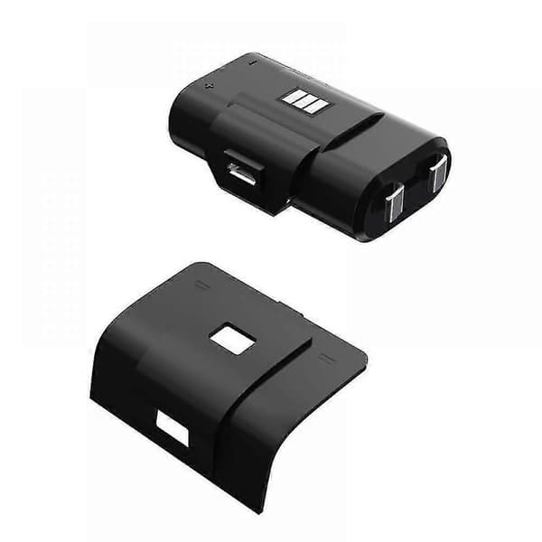 Play and Charge Kit for Xbox Series X Controller with 1100 mAh Rechargeable Battery - 2-pack Black