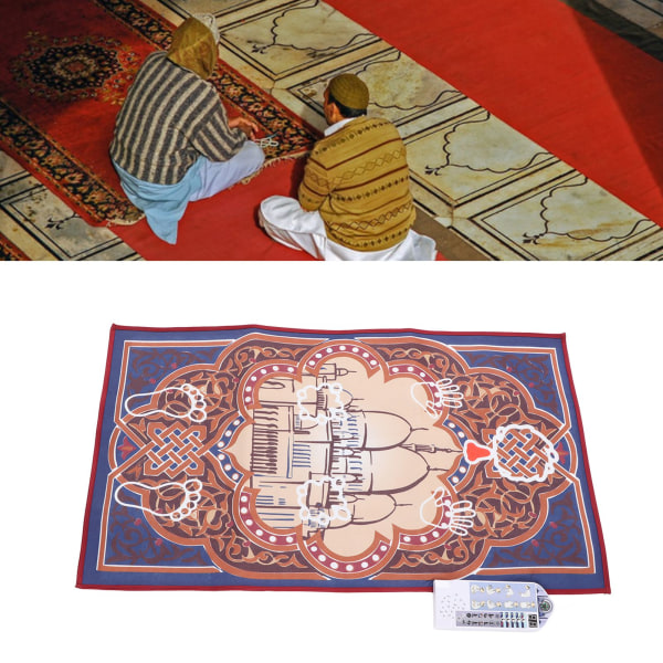 Islamsk interaktiv bønneteppe Pedagogisk 7 språk 36 moduser muslimsk interaktiv bønnematte F1