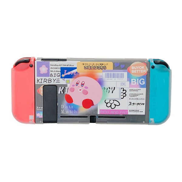 Spilbeskyttende Cover Cartoon Gennemsigtig Split Faldbeskyttelse Beskyttende Cover til Switch Type 2