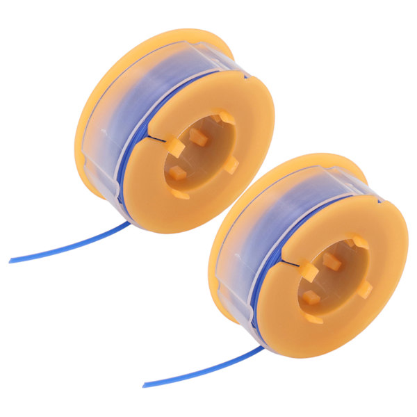 2 stk. Grasklipperspoletråd Nylon Trimmer Tilbehør Utskifting Passer for BOSCH ART 30 ART 30FA Blå