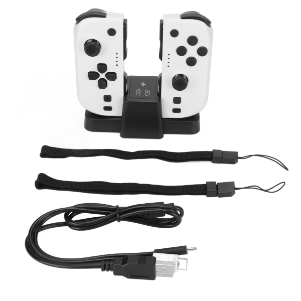 Gamepad-kontroller stöder NFC-funktion Bluetooth trådlös spelkontroll med laddningsbas för Switch OLED
