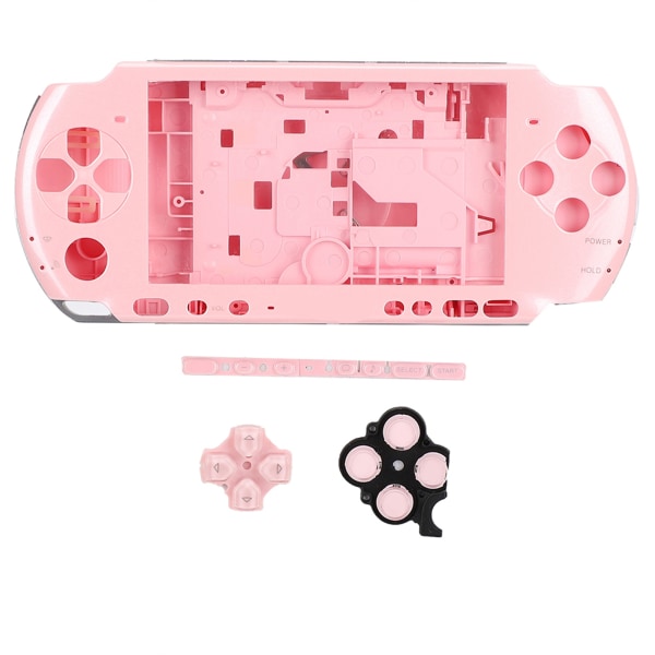 Til PSP3000 spilkonsol etui Fuldt hus Shell med skruetrækker Bærbar kompakt (pink)