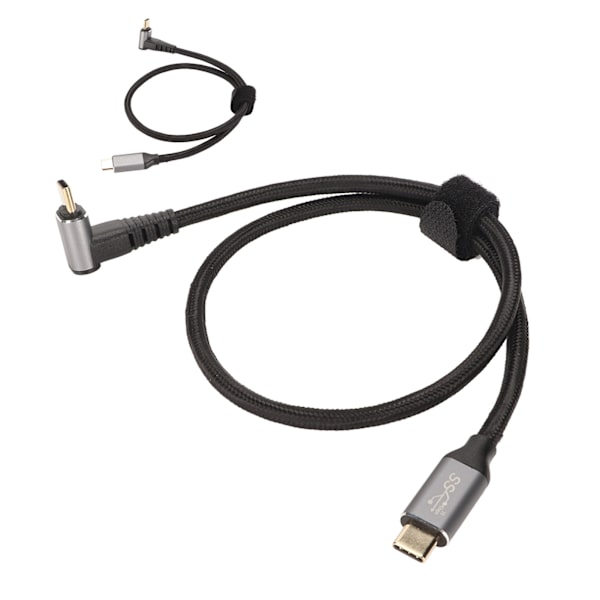 90 Graders USB-C-kabel 4K 60Hz Stöder PD100W Typ C 3.1 Gen2 Full Function USB-C Snabbladdningskabel för Steam Deck 50cm/19.7in
