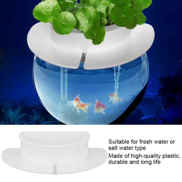 Planteøkologisk filterplade Stille akvarium Vandfilter Akvariumtilbehør