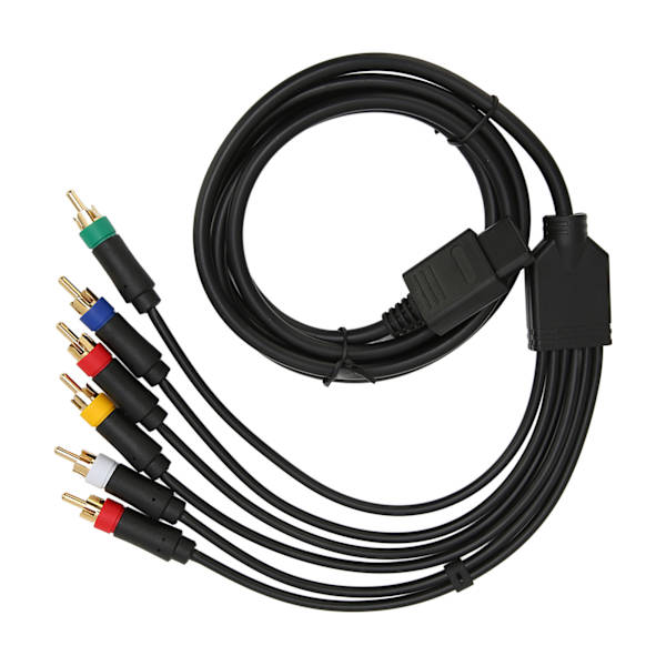 RGB RGBS Multifunktionell Kompositkabel Hög Flexibilitet Mjuk Stabil Komponent AV-kabel med 4 BNC-huvuden