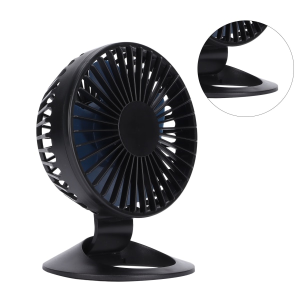 F2 USB Desktop Fan Bærbar Mini USB Desktop Køleventilator med ThirdGear Wind Speed- W