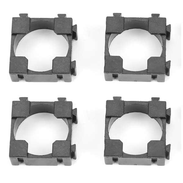 100 stk 18650 Li-ion Batteriholdere - Sylindriske Batteripakkebraketter for Enkel Oppbevaring og Montering