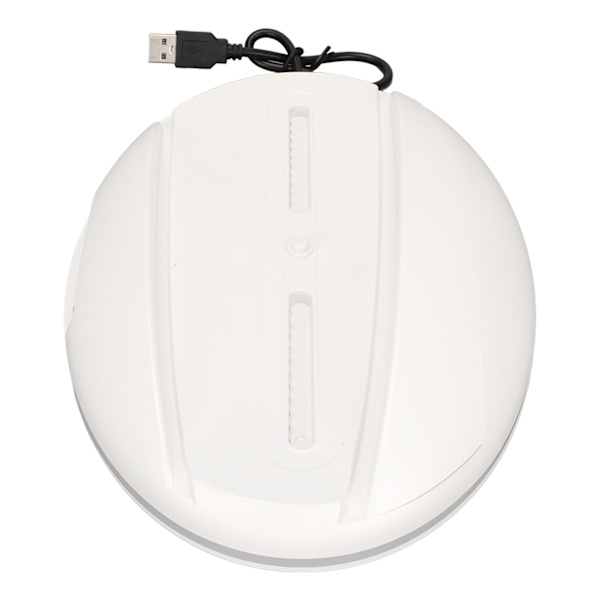 LED-stativ för PS5, elegant plug-and-play-dockningsstation med 3 USB2.0-portar, färgglada lampor, vit