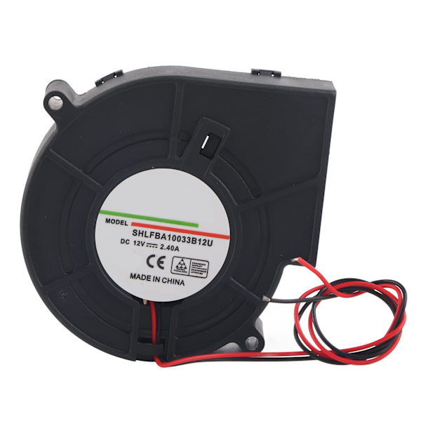 Dobbelkule-turbineluftblåser kjøleventilator for piknikcamping oppvarmingsutstyr grill 12V 2.4A