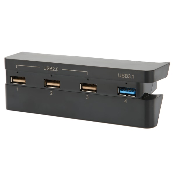 USB Hub høyhastighets 4-porter USB 3.1 2.0 USB-utvidelseslader for PS4 Slim Gaming Console