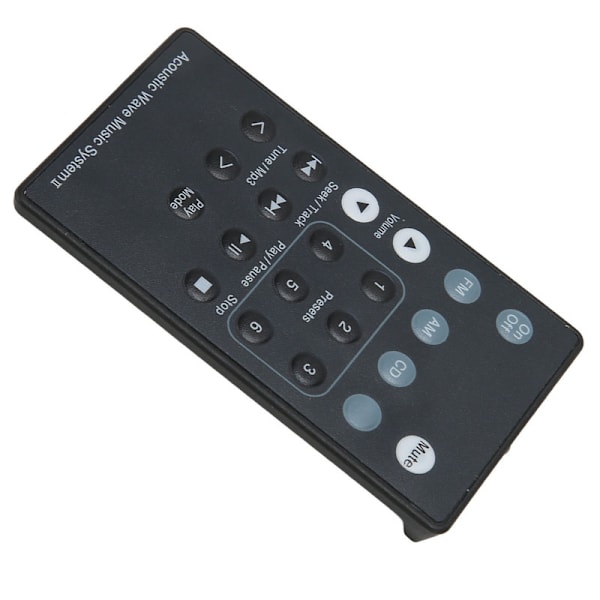 Fjärrkontroll ersättning för Music Radio System I II III IV för Sound Touch Wave CD AWRCC1 AWRCC2 AWRCC3 Svart (levereras utan batteri)