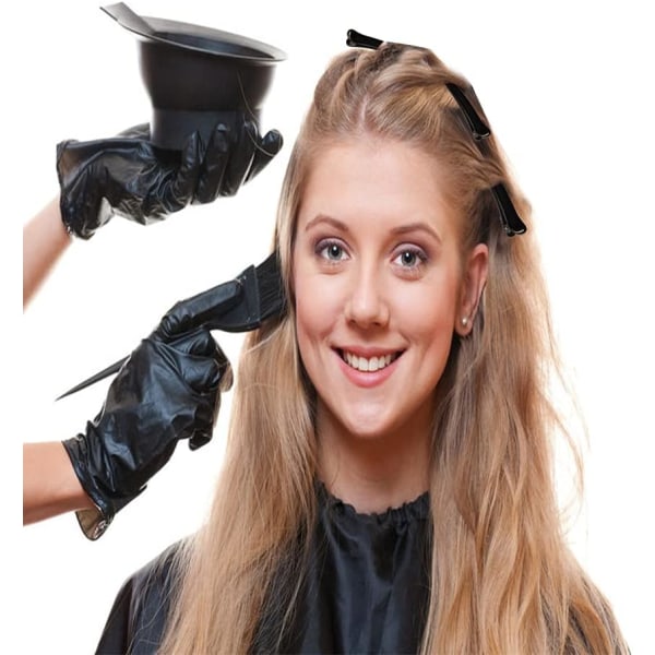 12 stk Alligator-hårspenner, andnebb-hårspenner, salongspenner, frisørklemmer i plast, for kvinner/jenter, profesjonell sminke og frisyre