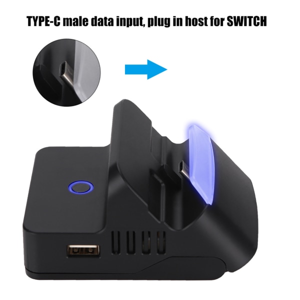 TYPE-C urospää Bluetooth jalusta HDMI-videon muunnoslatausalusta Switch Host-W