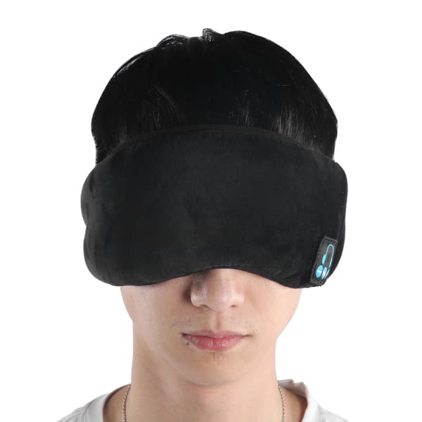 Trådløs Smart Bluetooth Øyemaske for Søvn Avslapning Elastisk Pustende Øyenskygger