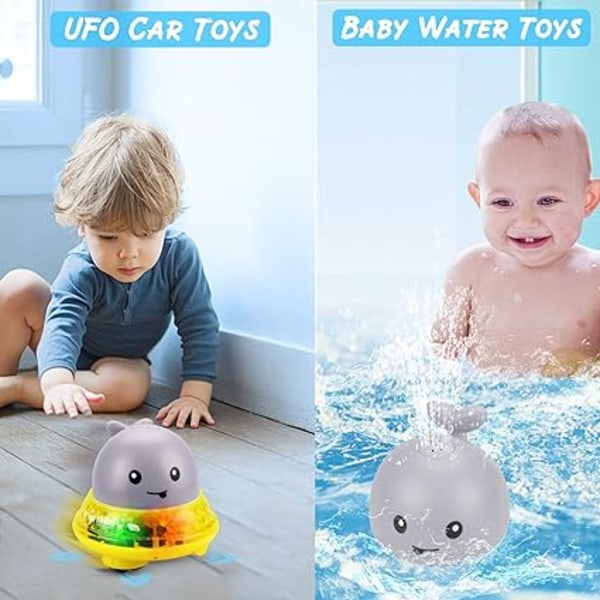 Bath Toy,Whale Water Jet Baby Bath Games 1 2 3 Years Old,Elect