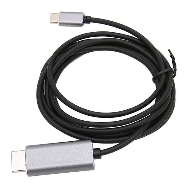 USB C till HDMI Adapter 4K 60Hz 2m Typ C 3.1 till HD Multimedia Interface Kabel
