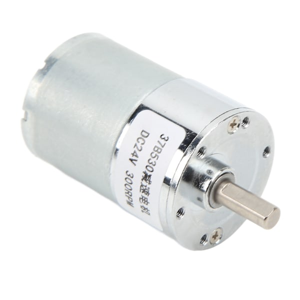 DC-vaihdemoottori 37B530 300RPM Alumiiniseosvaihteisto Moottori Kotiautomaatioon, 24V DC
